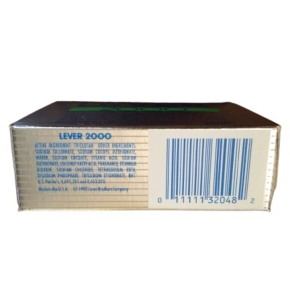 LEVER 2000 3.5 oz Deodorant Soap Bar NEW NOS Vintage 1992 - Picture 5 of 6